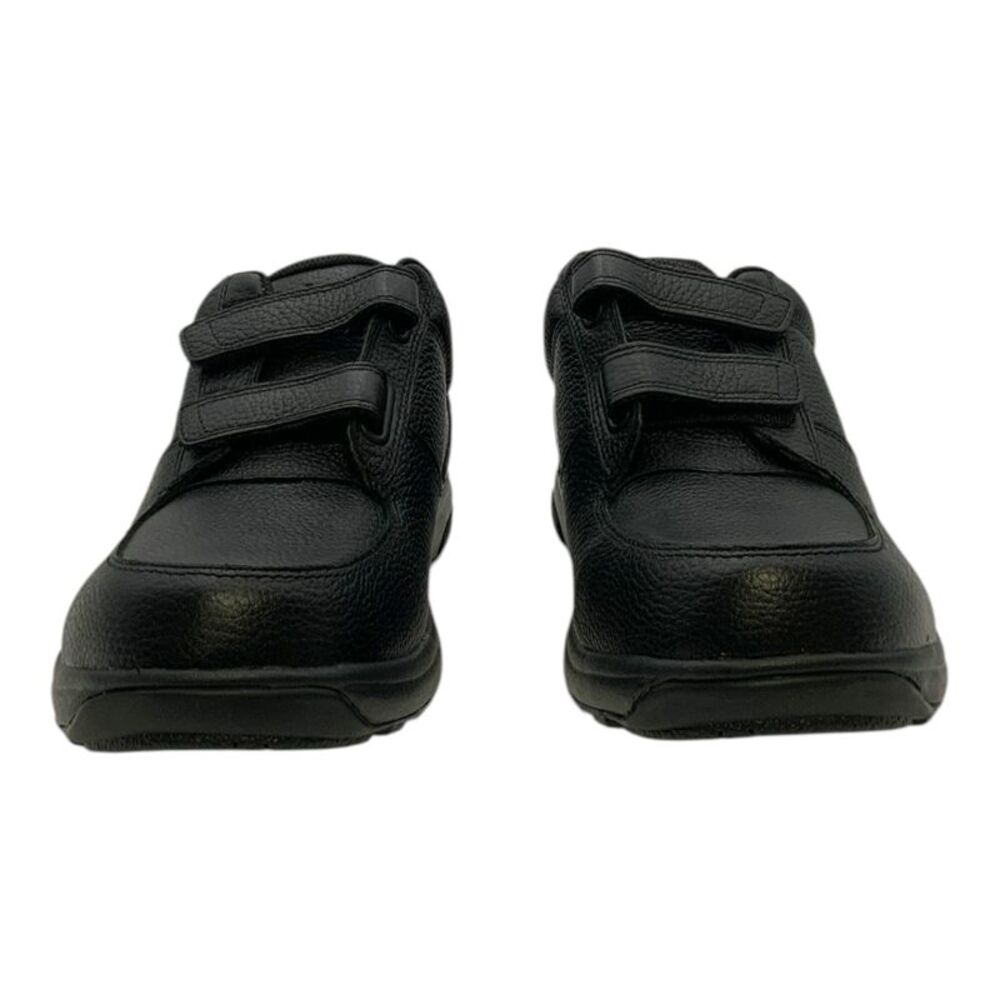 Dunham Winslow Two-Strap Oxford Sneaker Black Leather US Men's 6E - Picture 4 of 7